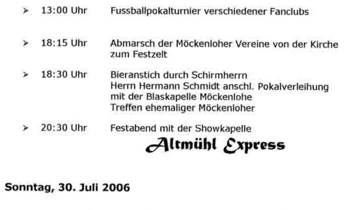 Programm 2006